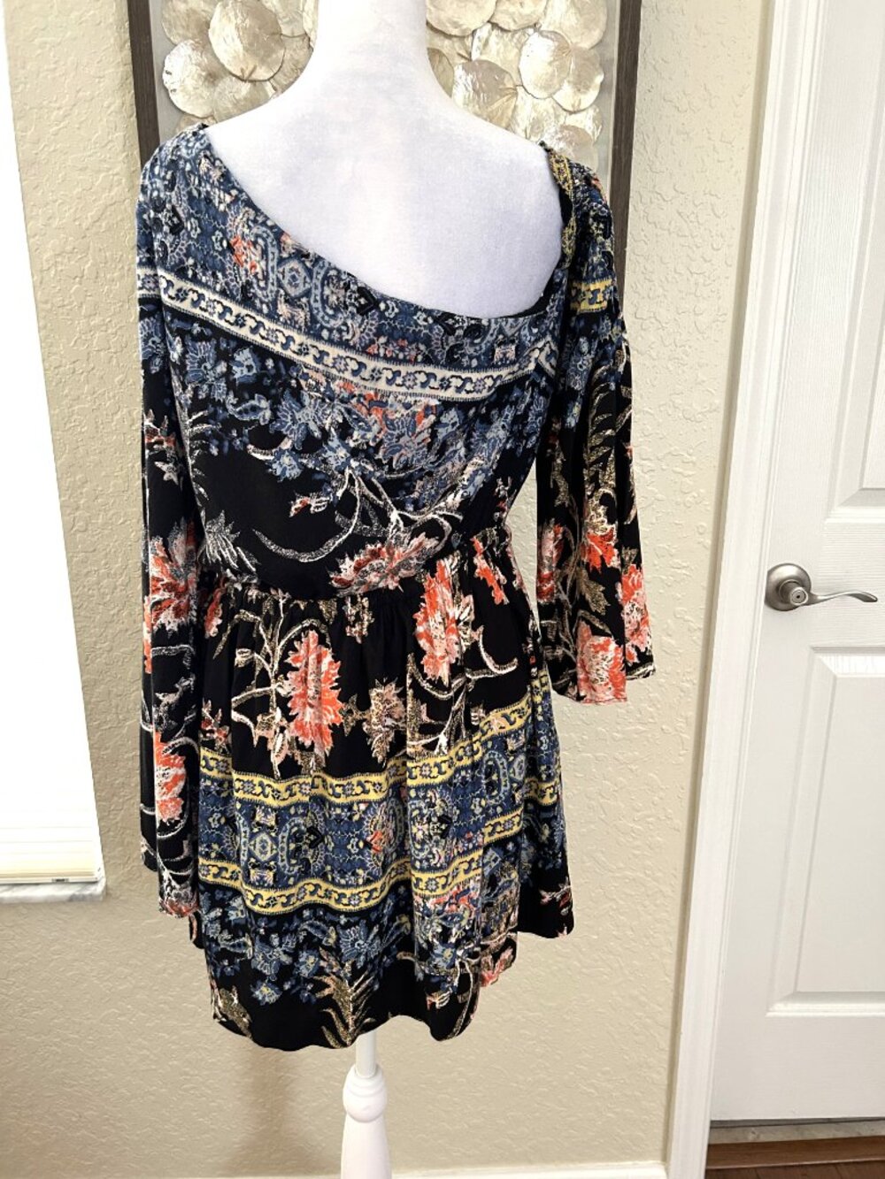 Free People Black Modern Nomad Mini Dress
